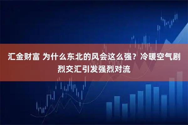 汇金财富 为什么东北的风会这么强？冷暖空气剧烈交汇引发强烈对流