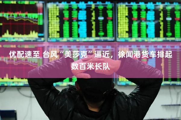 优配速至 台风“美莎克”逼近，徐闻港货车排起数百米长队